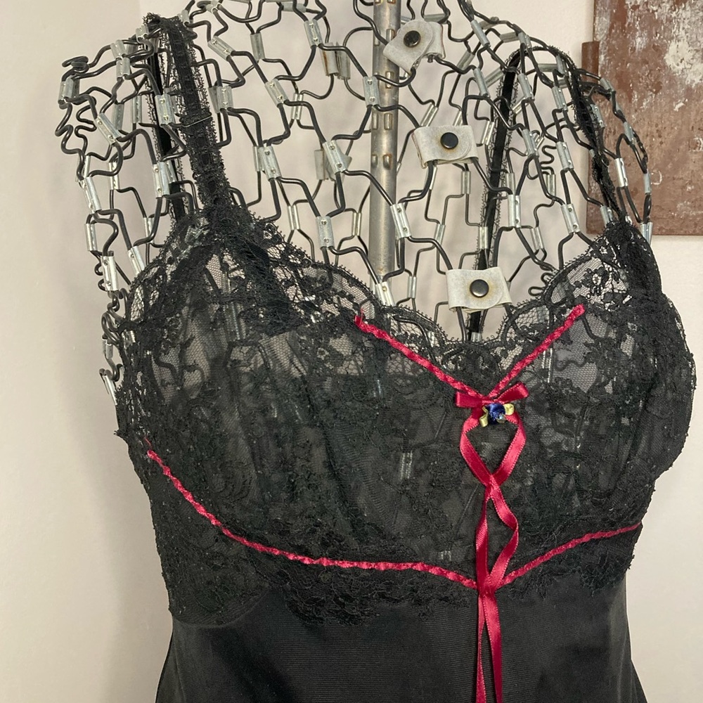 Hand-dyed Vintage Vanity Fair Slip by Glam Garb